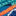 Linear Stitch T-shirt-Brilliant Blue Snorkel