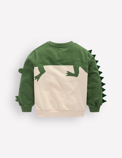 3D Animal Sweatshirt-CROC-3