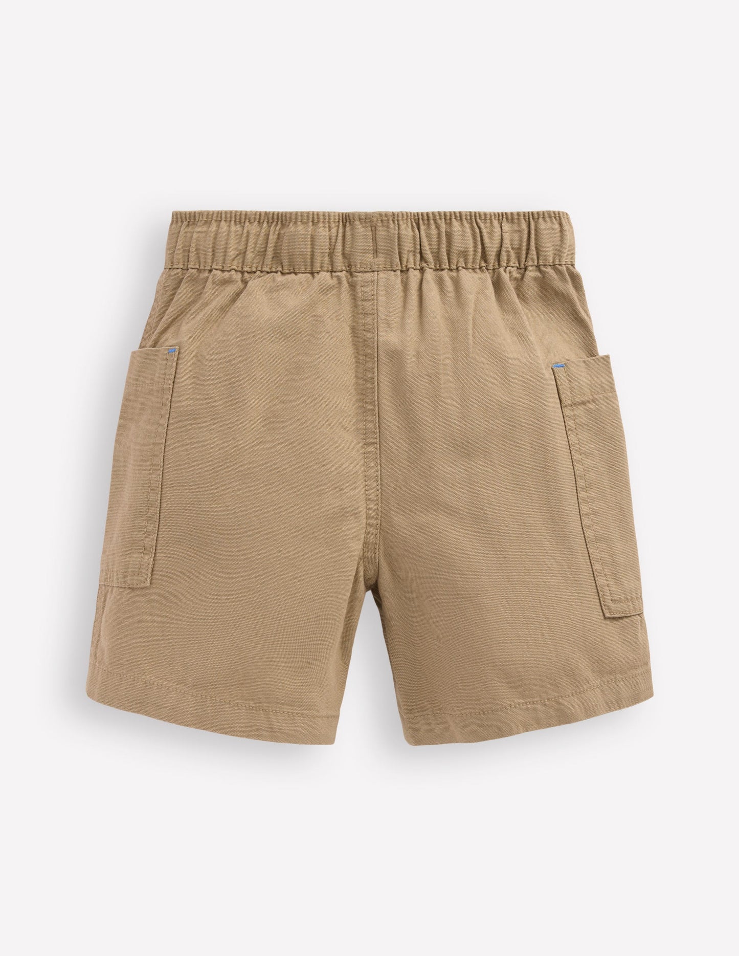 Cotton Pocket Shorts-Macadamia