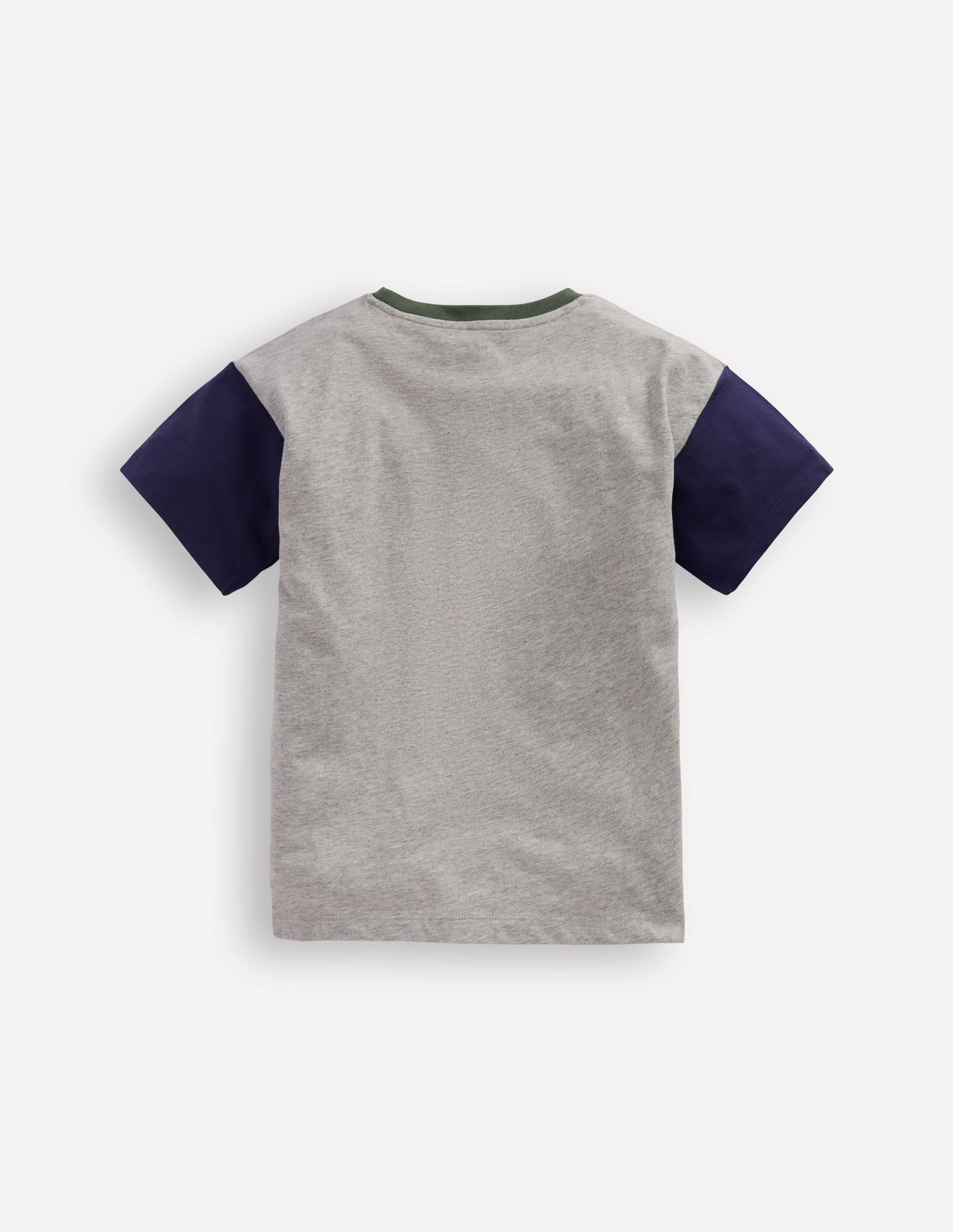 Relaxed Ripstop Pocket T-shirt-Grey Marl - Image 2
