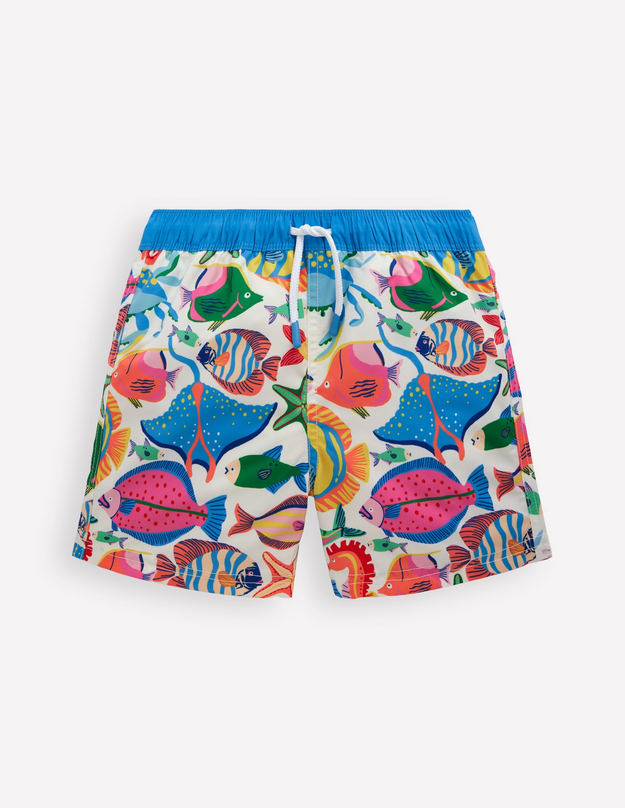 Swim Shorts-Swimming Fish - Image 1