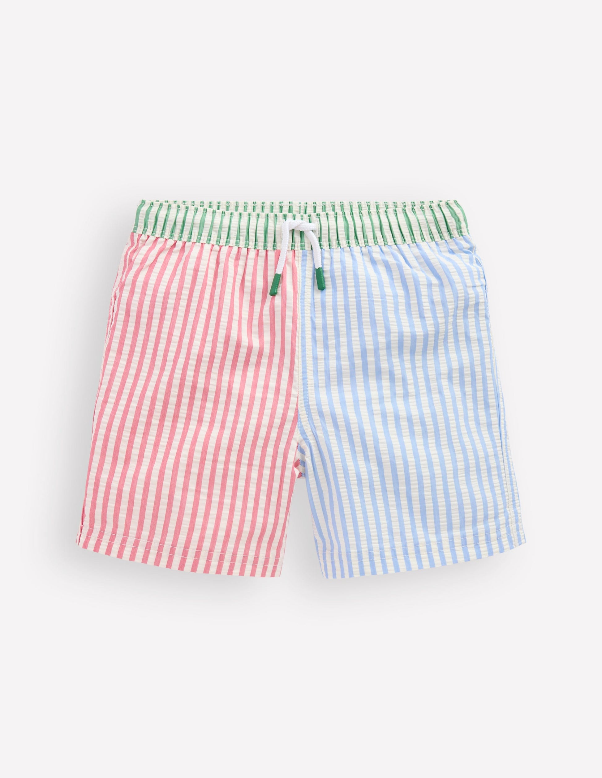 Swim Shorts-Seersucker Stripe-1