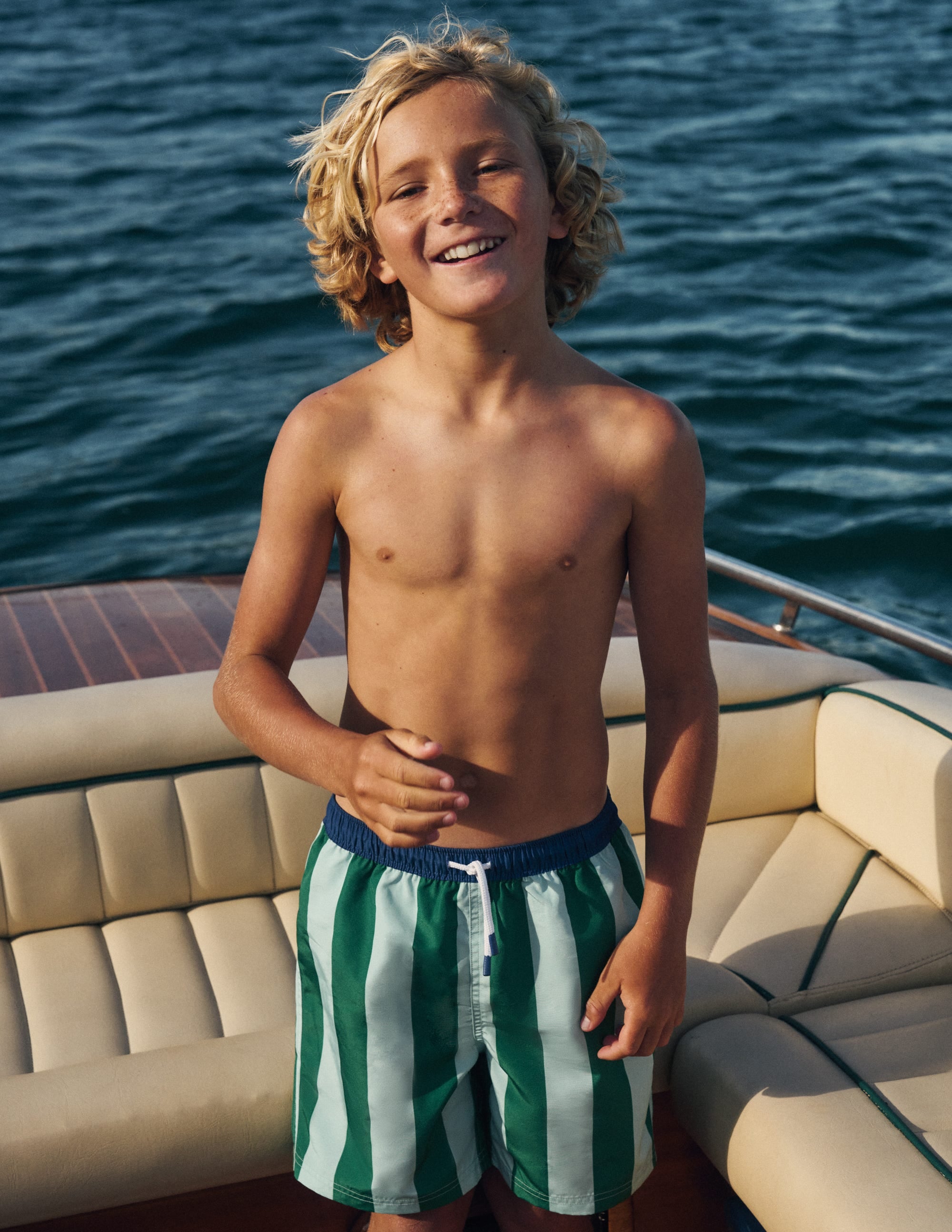 Swim Shorts-Contrast Stripe - Image 4