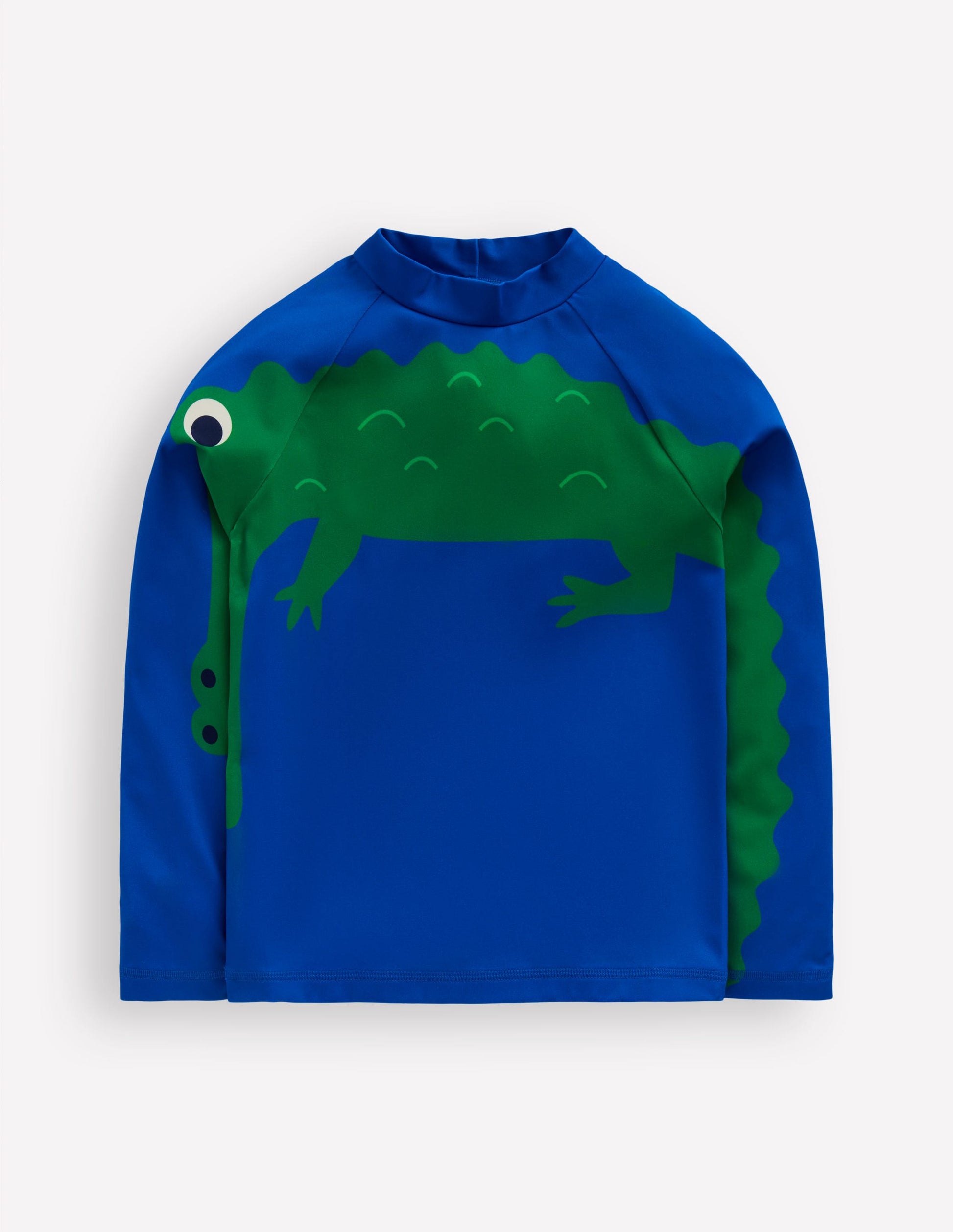 Sun Safe Fun Rash Vest-Blue Croc-1