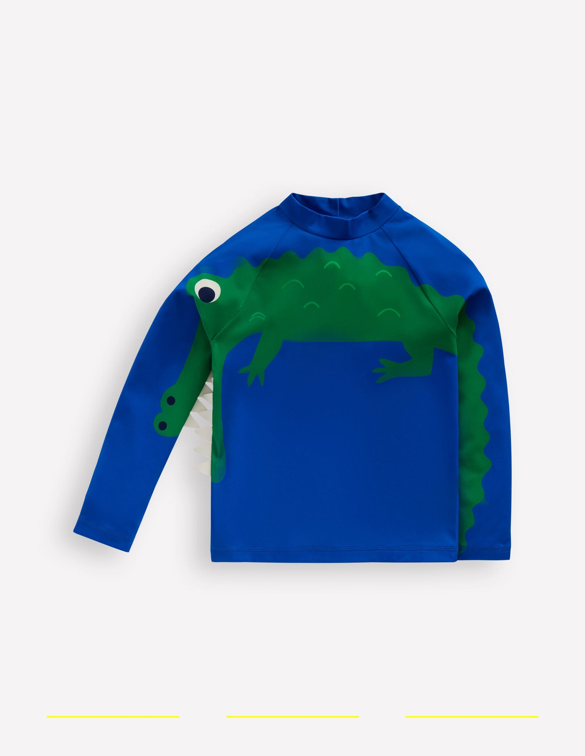 Sun Safe Fun Rash Vest-Blue Croc-4