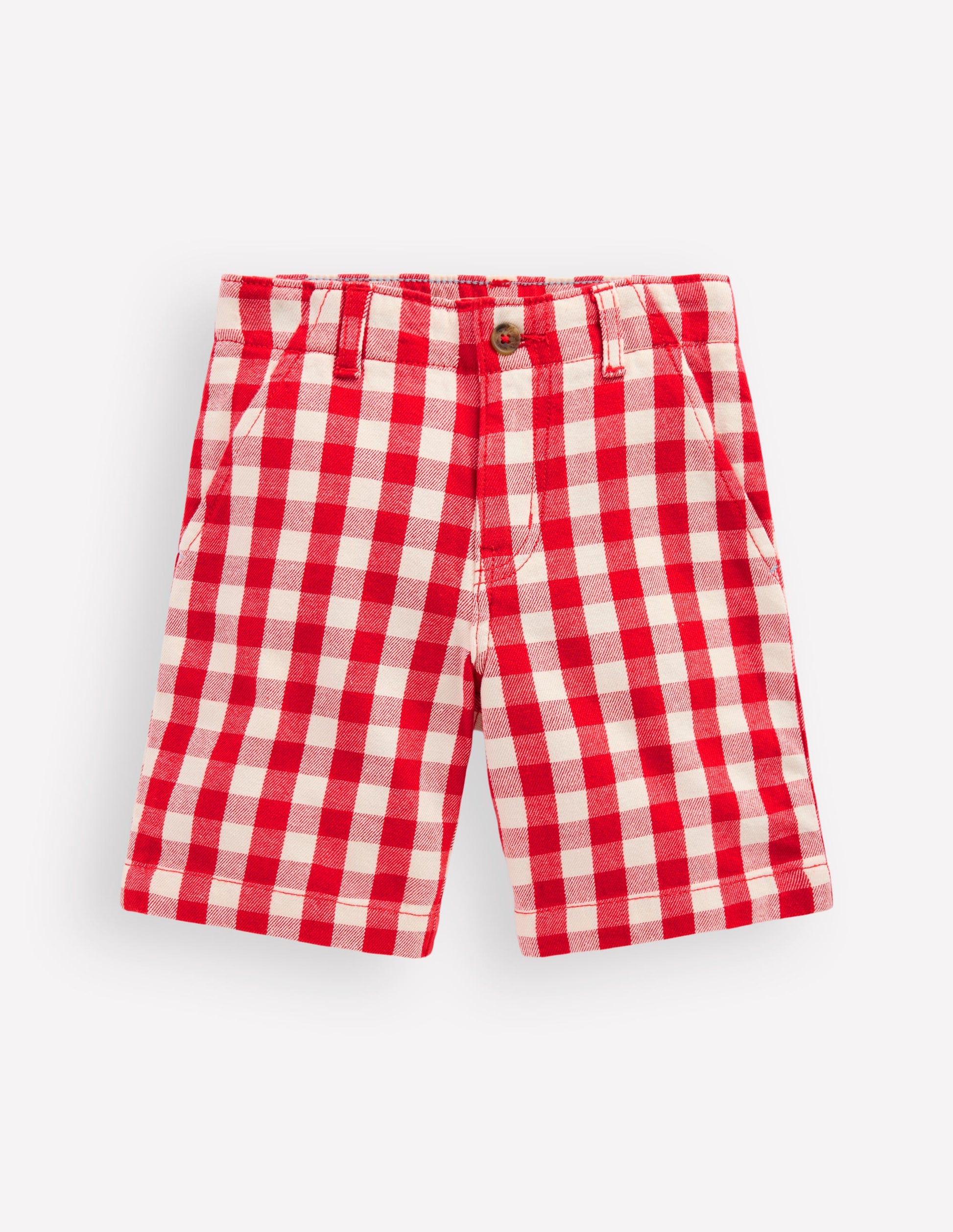 Smart Shorts-Red Gingham-2