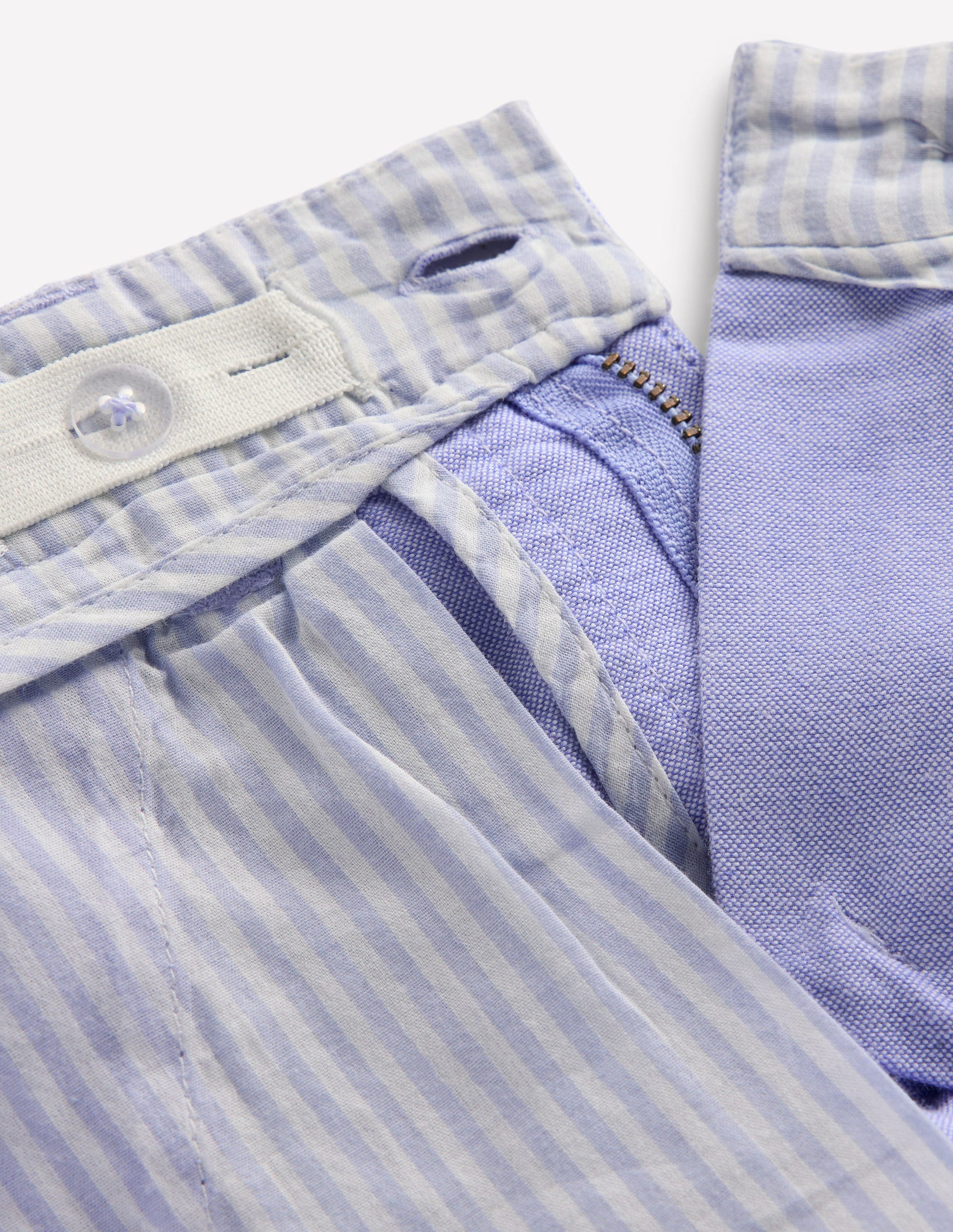 Classic Chino Shorts-Blue Oxford-4