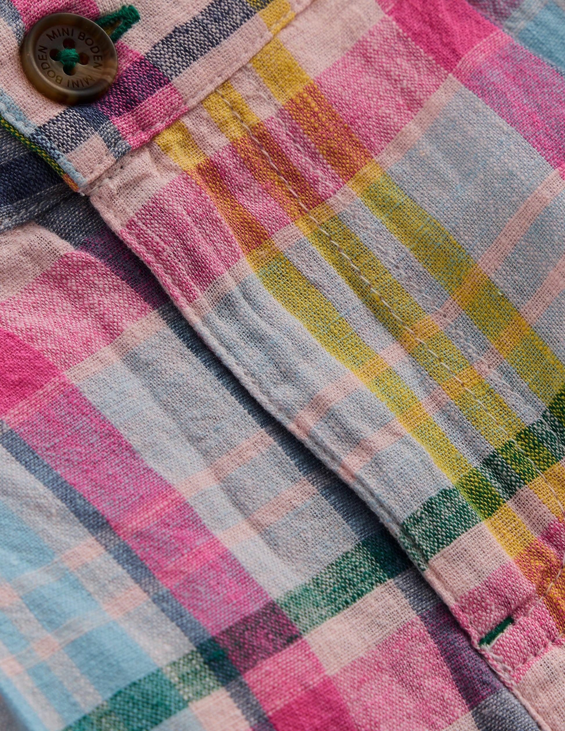 Madras Check Shorts-Madras Check-4
