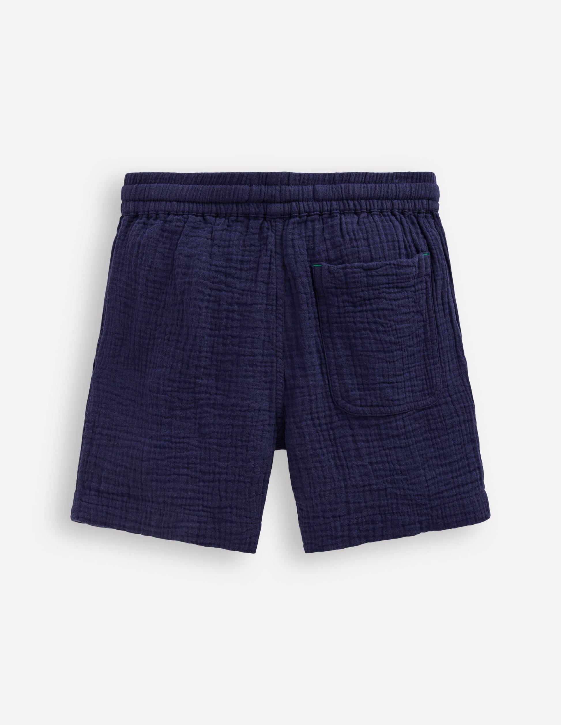 Double Cloth Shorts-Navy-2