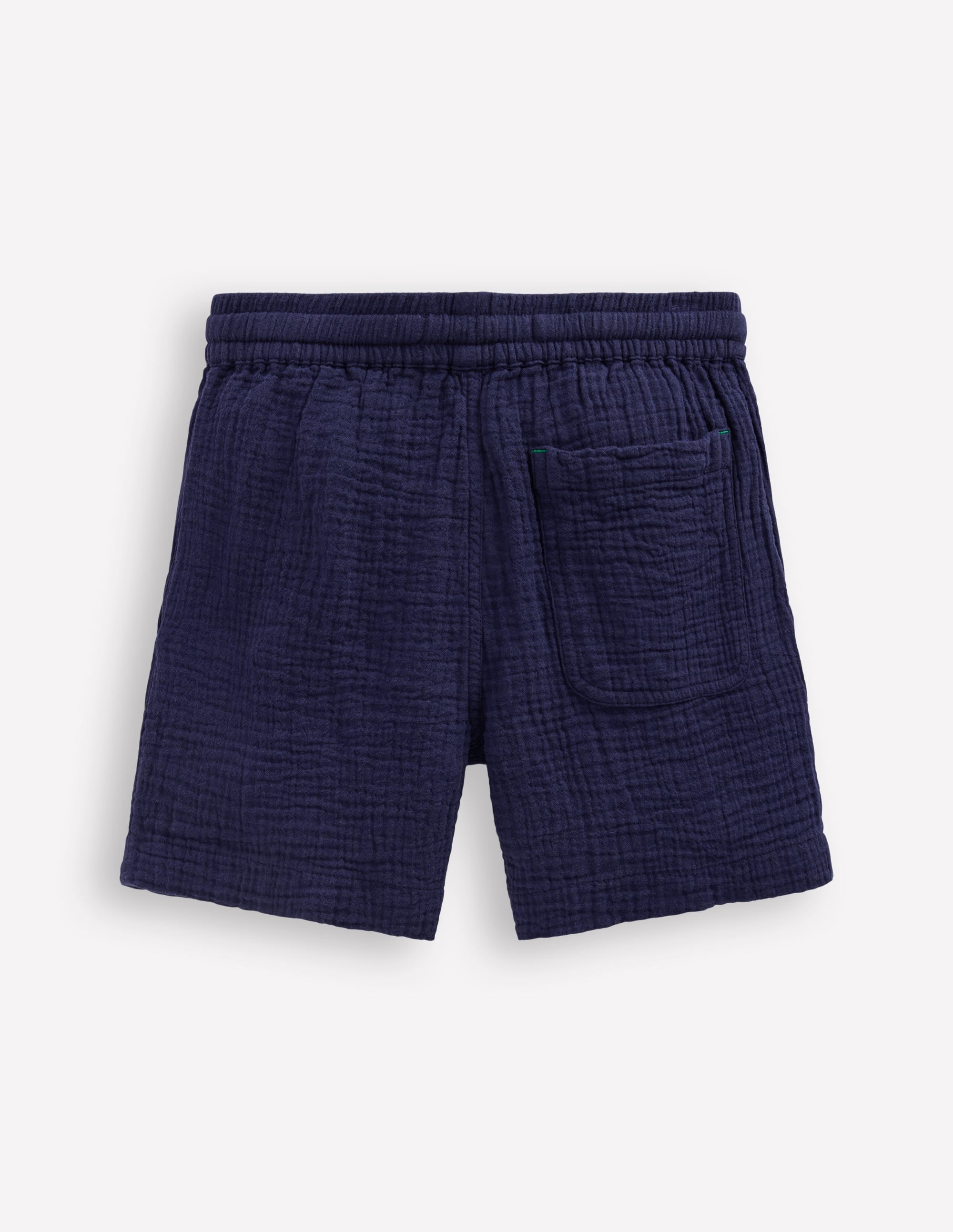 Double Cloth Shorts-Navy - Image 3