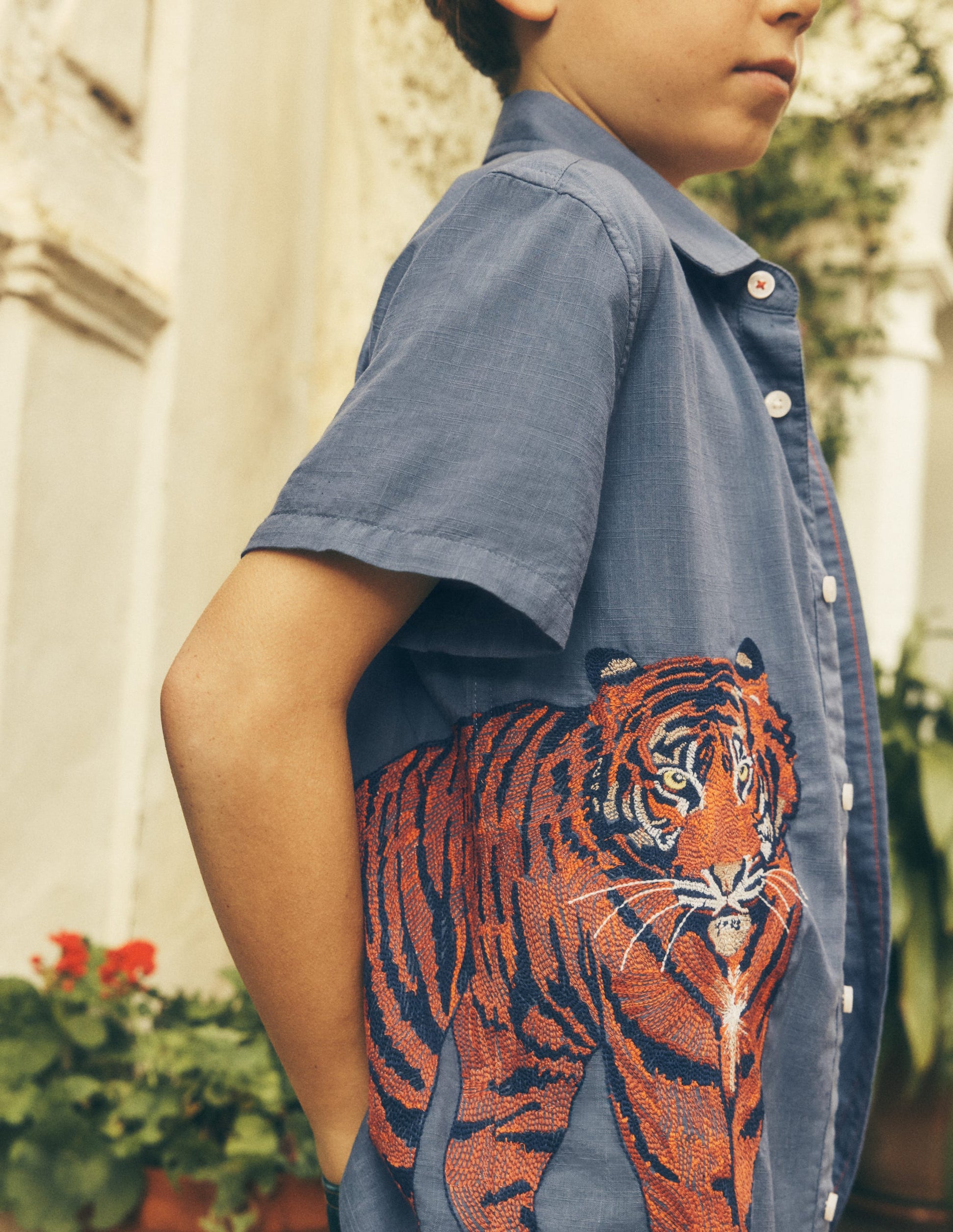 Superstitch Shirt-Vintage Indigo Tiger-4