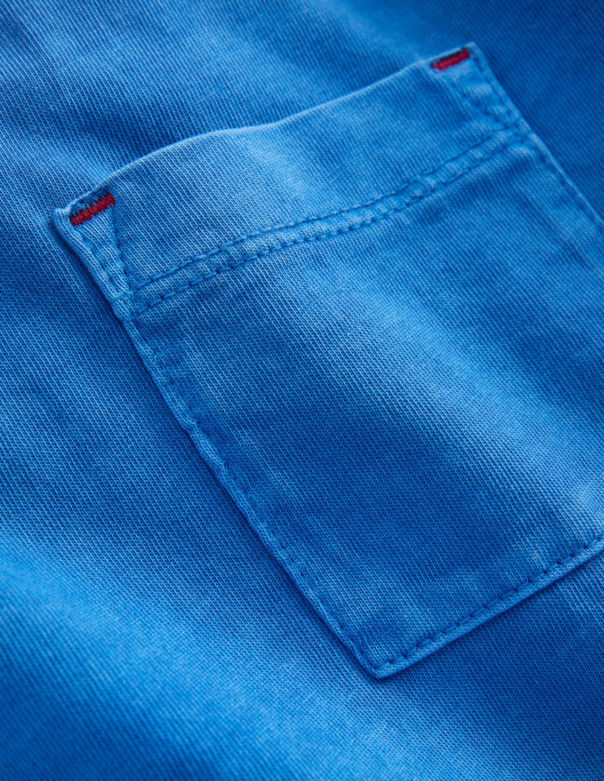 Garment Dye Relaxed T-shirt-Cabana Blue - Image 3