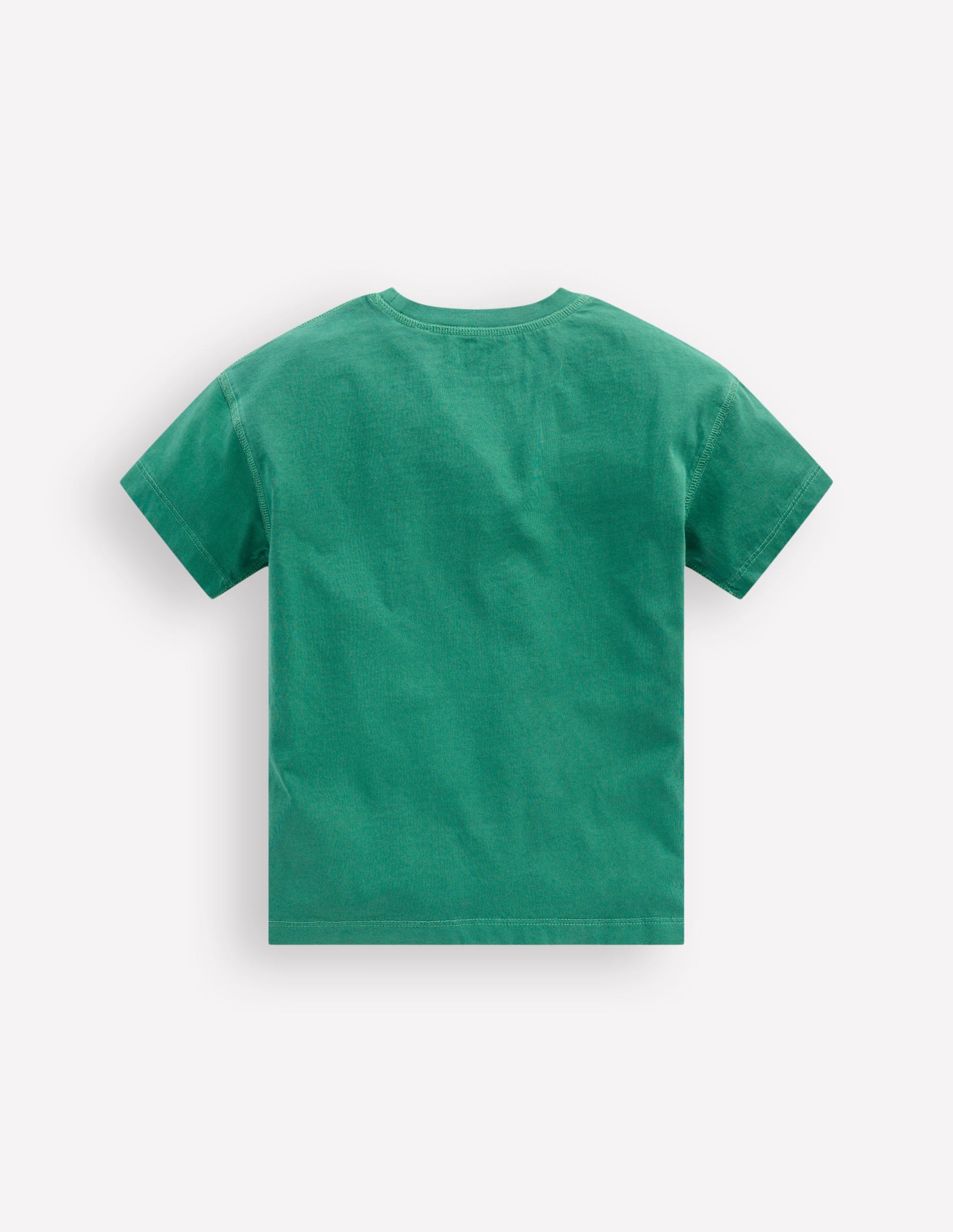 Garment Dye Relaxed T-shirt-Spruce Green-2