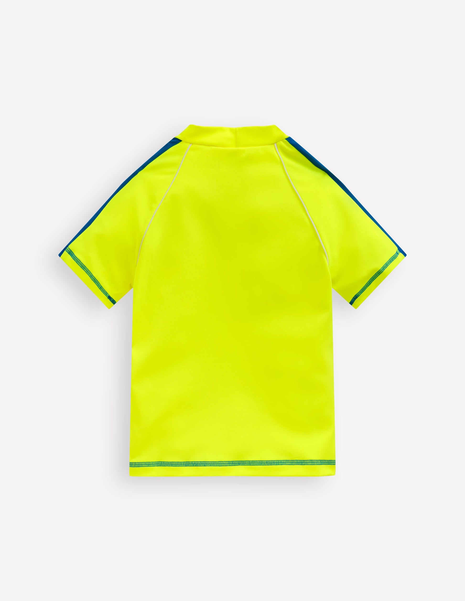 Short Sleeve Rash Vest-Acid Yellow-2
