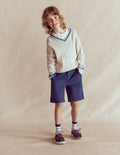V-neck Cable Jumper-Ivory