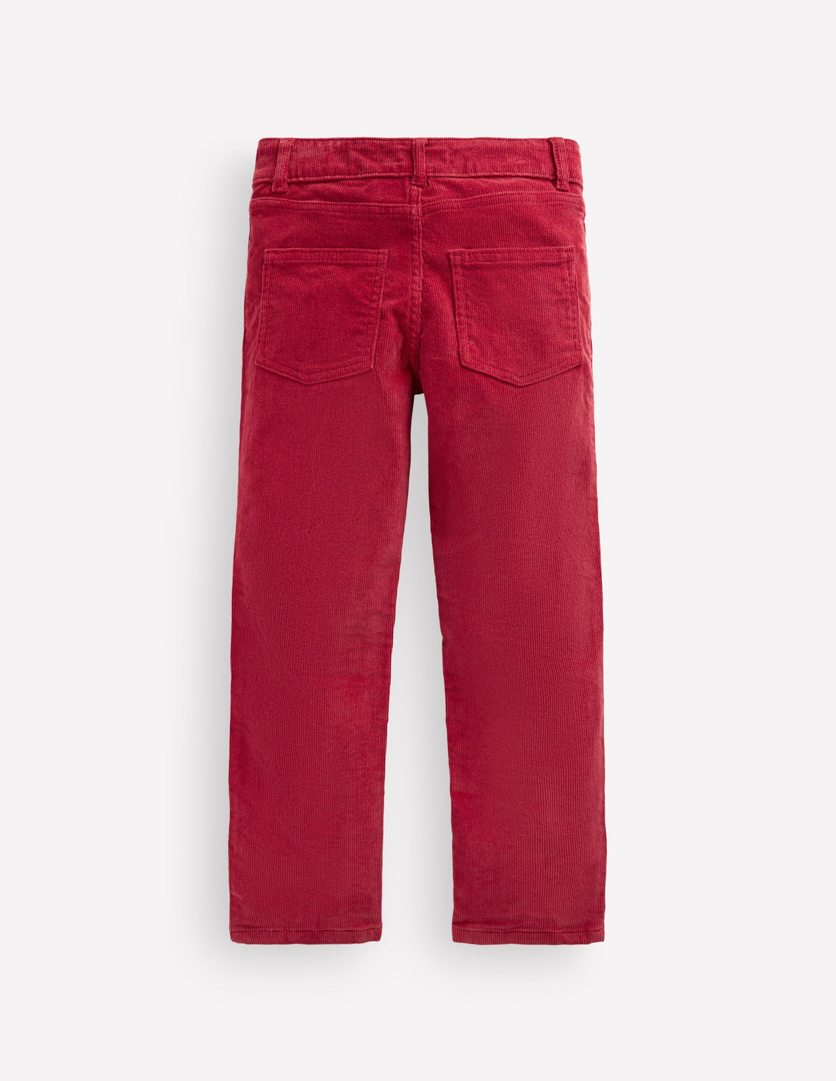 Classic Slim Cord Trousers-Red Earth - Image 2
