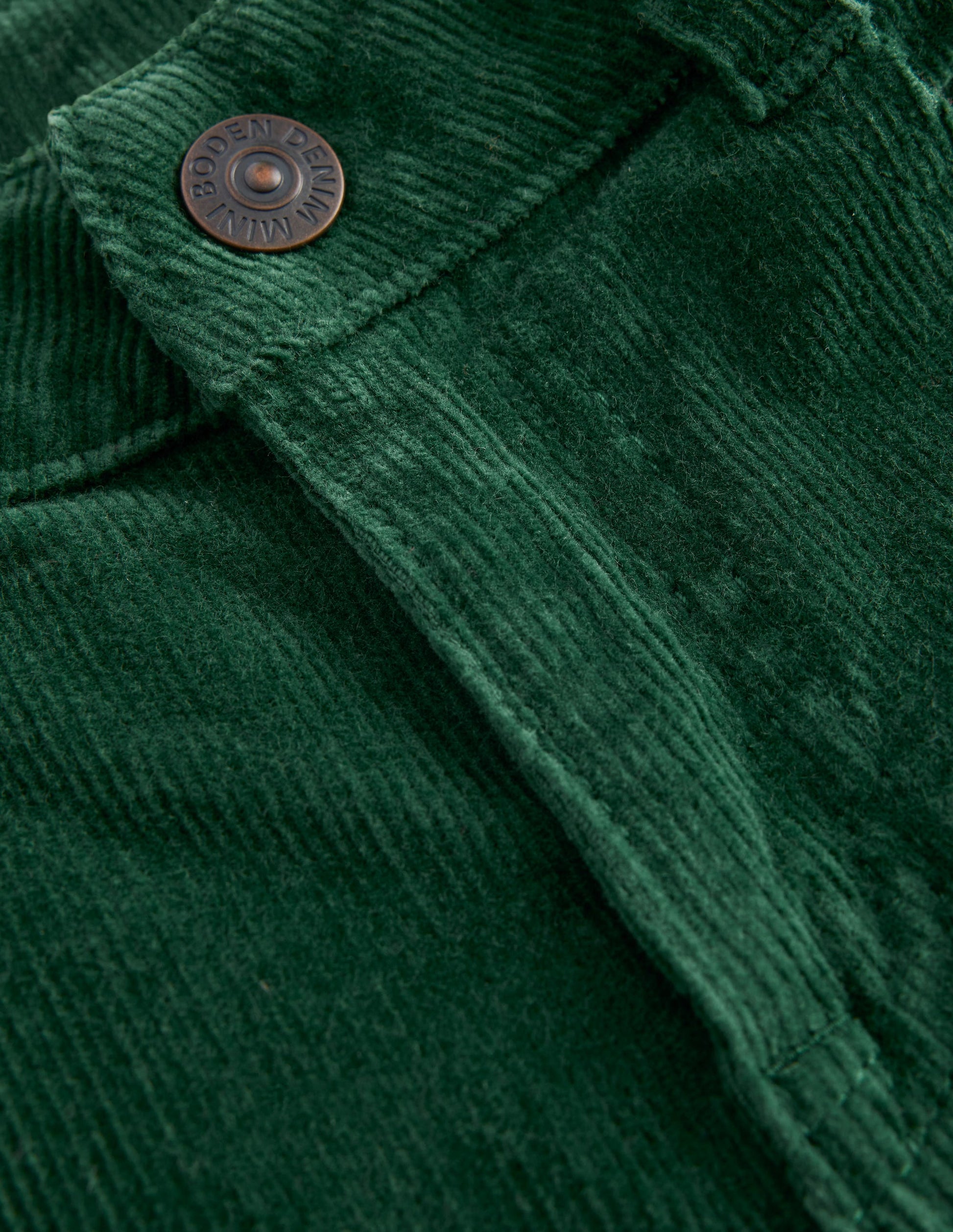 Classic Slim Cord Trousers-Dark Green-4