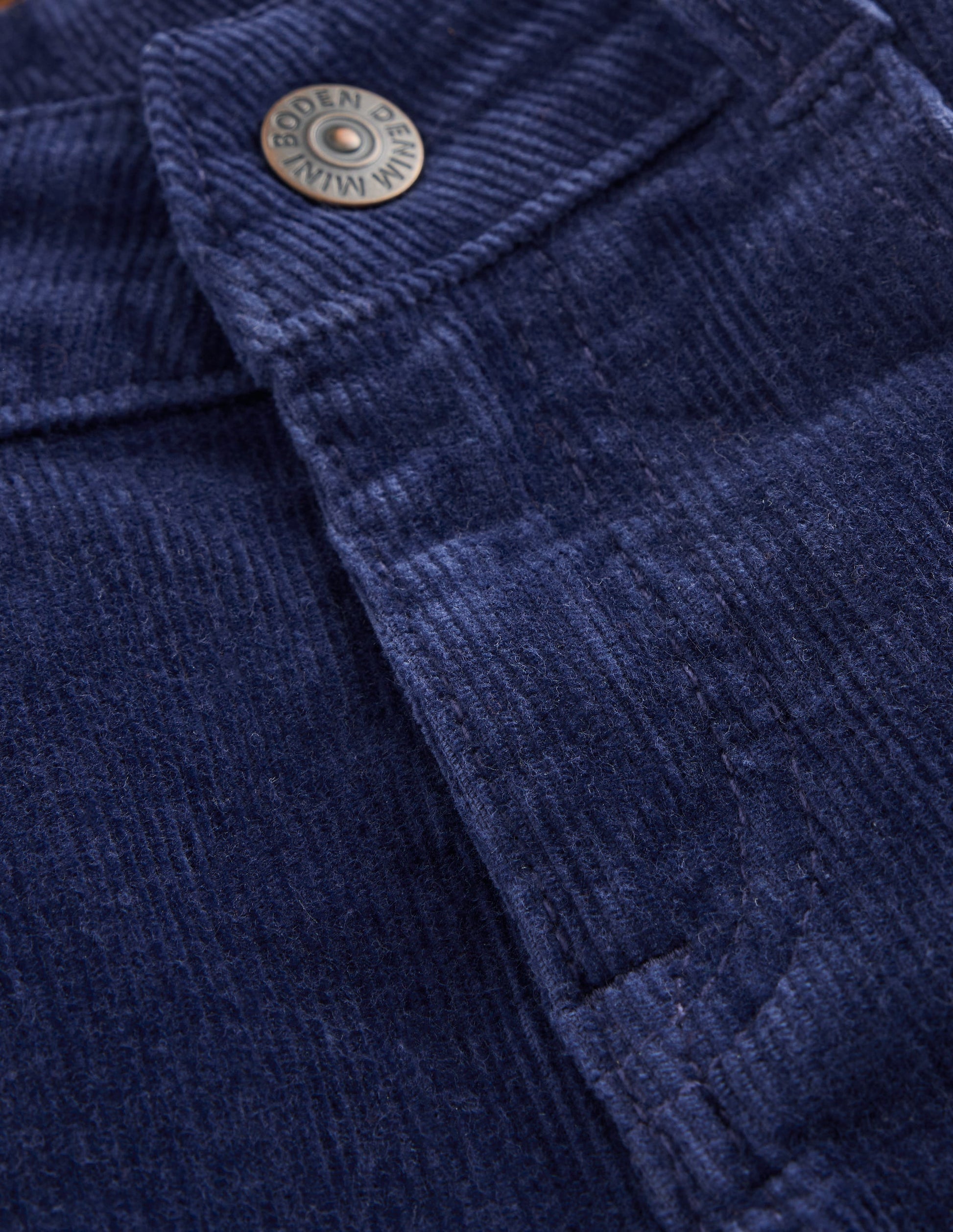 Classic Slim Cord Trousers-College Navy-3