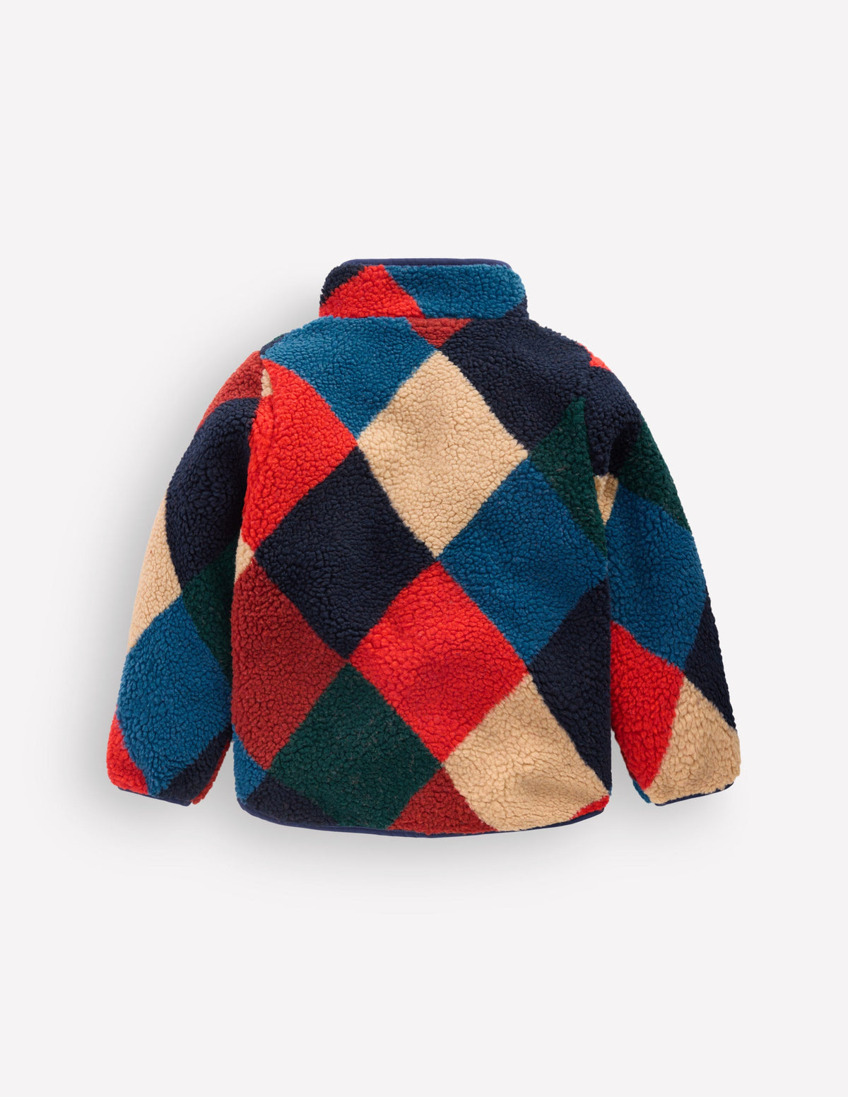 Cosy Borg Jacket-Argyle-3