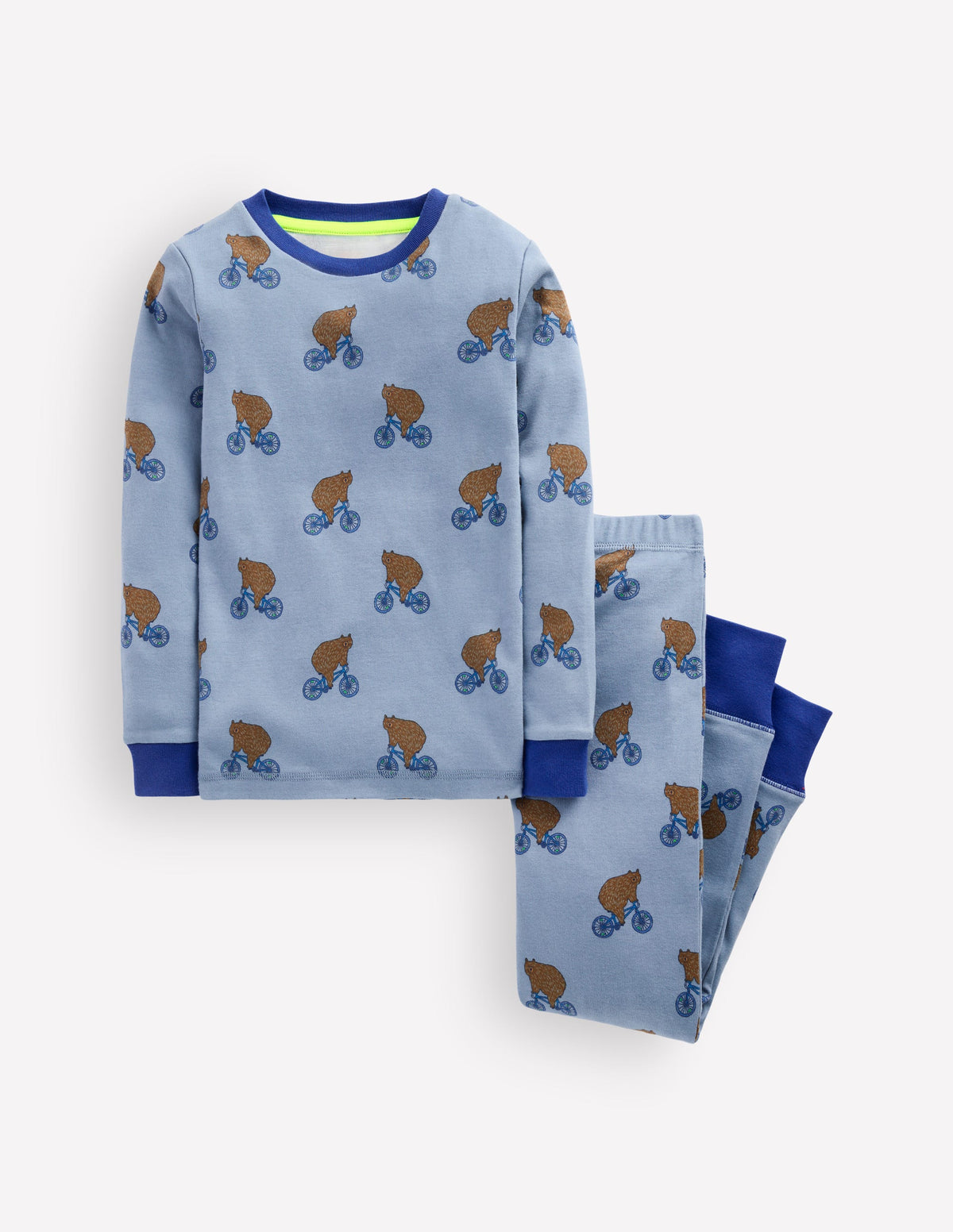 Snug Long John Pyjamas-Bears-1