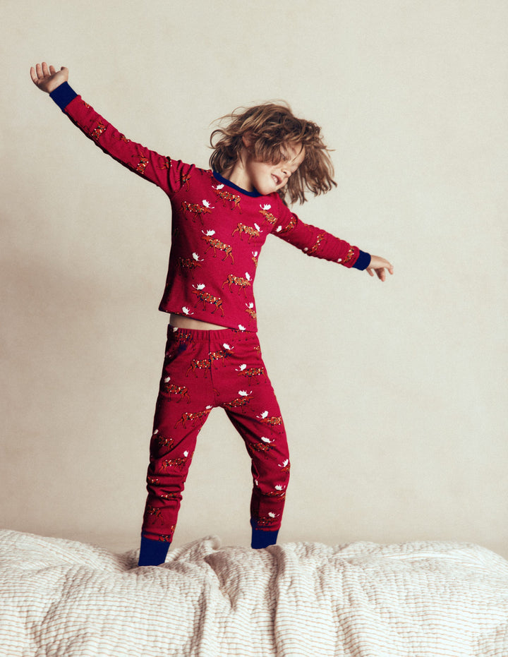 Snug Glow-in-the-dark Pyjamas-Moose