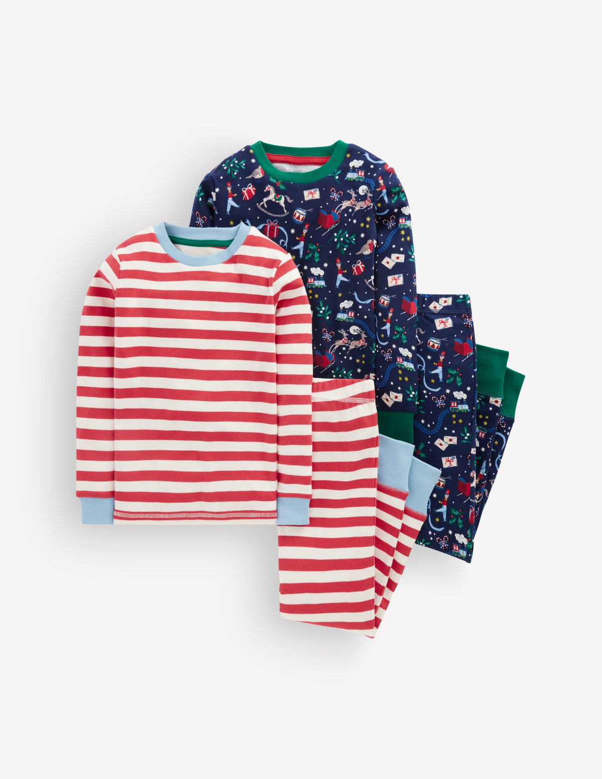 Snug Twin Pack Pyjamas-Polar Post - Image 1