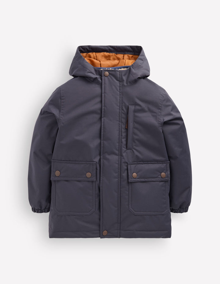 4-in-1 Waterproof Coat-Graphite