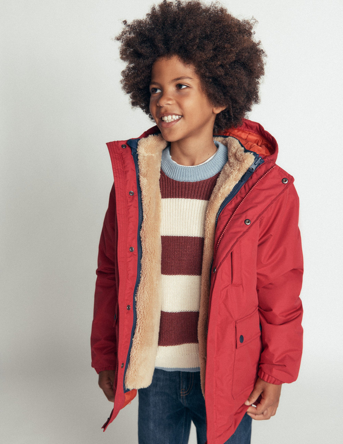 4-in-1 Waterproof Coat-Rust-3