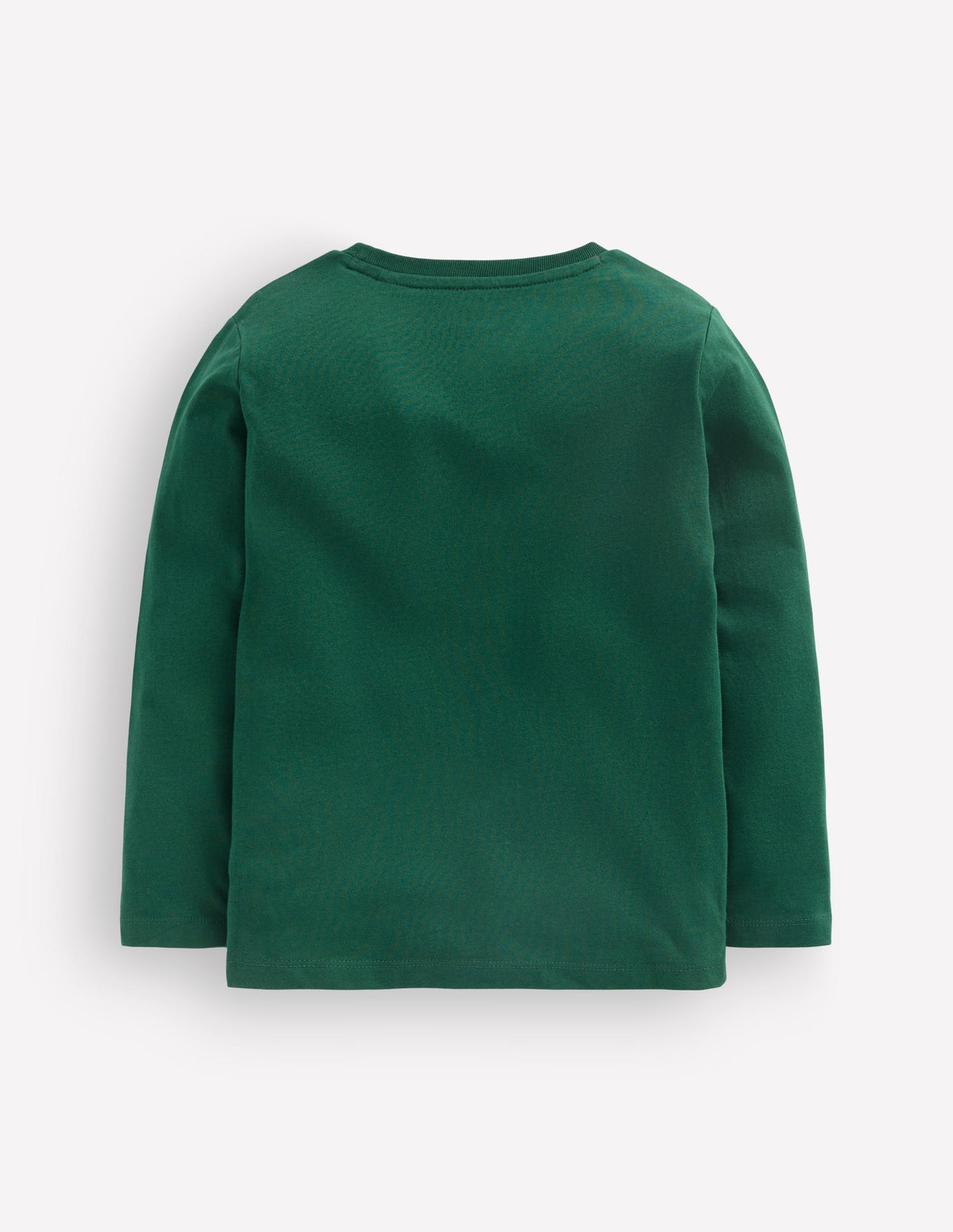 Longsleeve Superstitch T-shirt-Emerald Christmas Tractor - Image 2