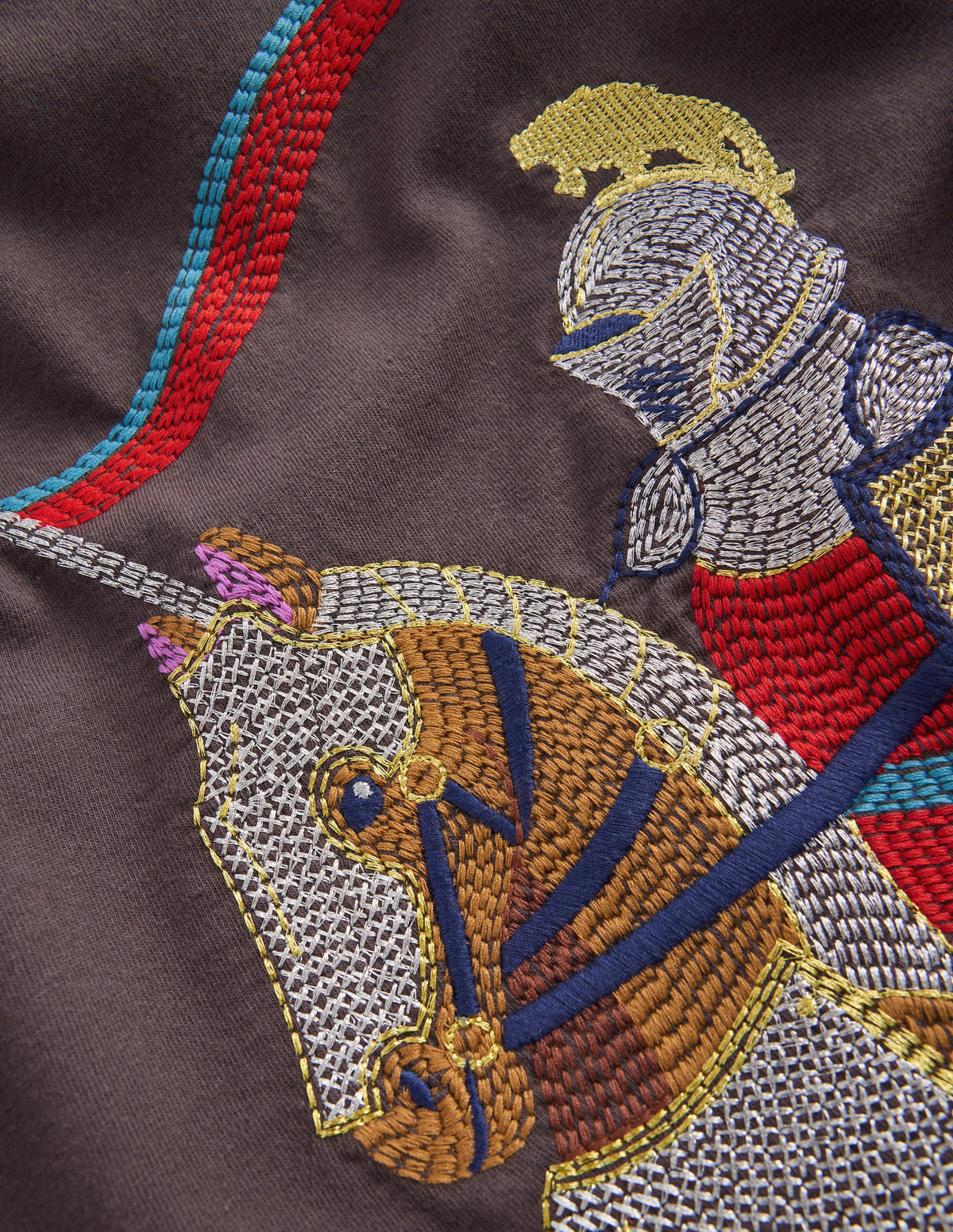 Superstitch Long Sleeve Top-Warm Grey Knight - Image 3