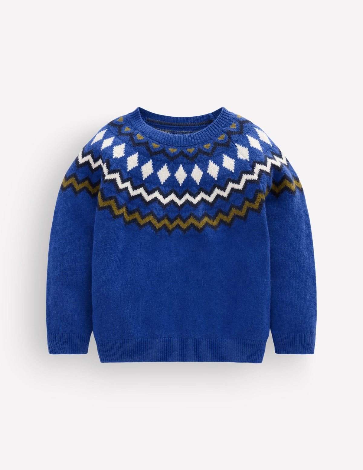 Fair Isle Jumper-Blue - Image 1