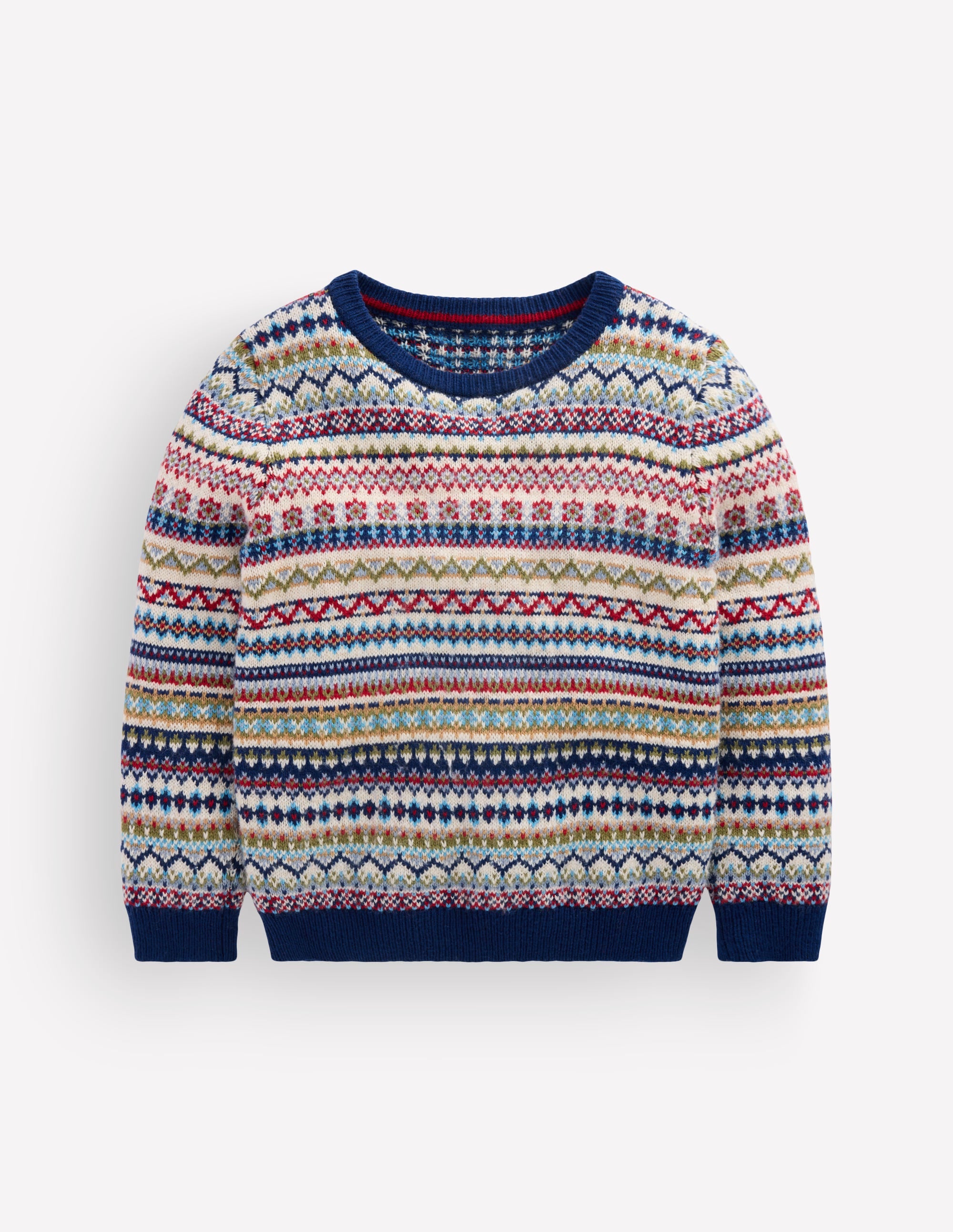 Fair Isle Jumper-Multi Fairisle - Image 1