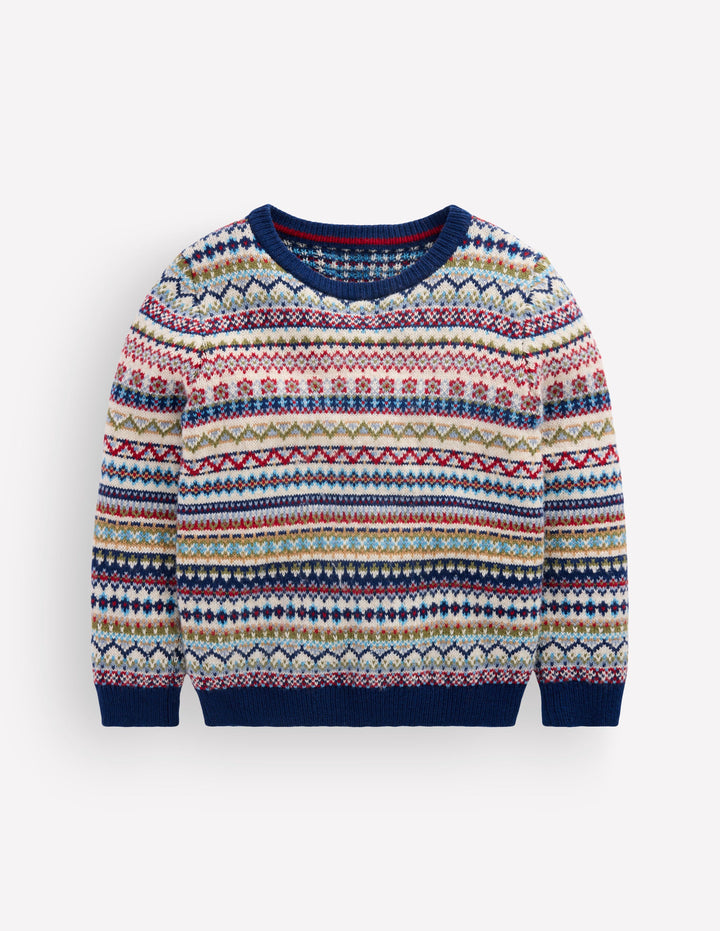 Fair Isle Jumper-Multi Fairisle