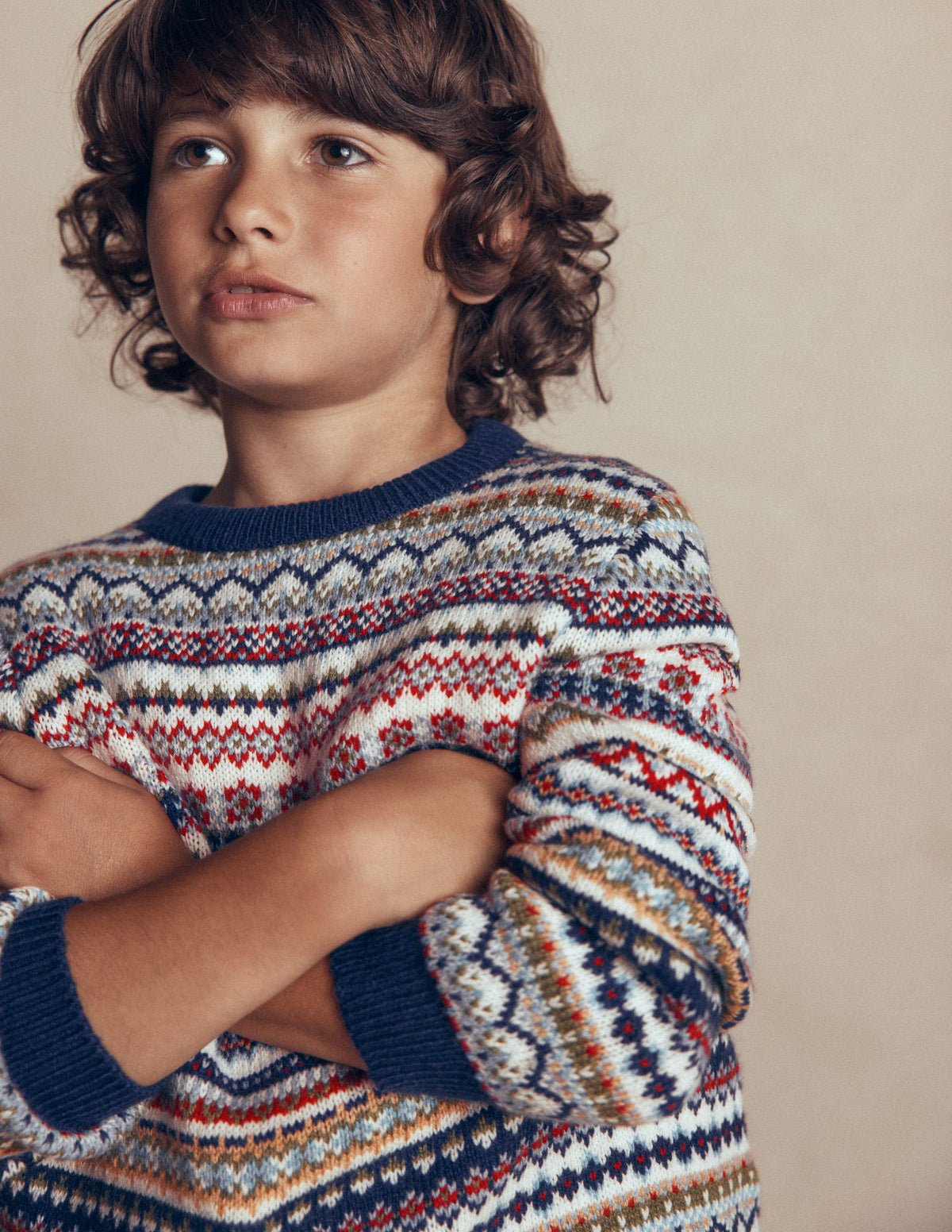 Fair Isle Jumper-Multi Fairisle - Image 2