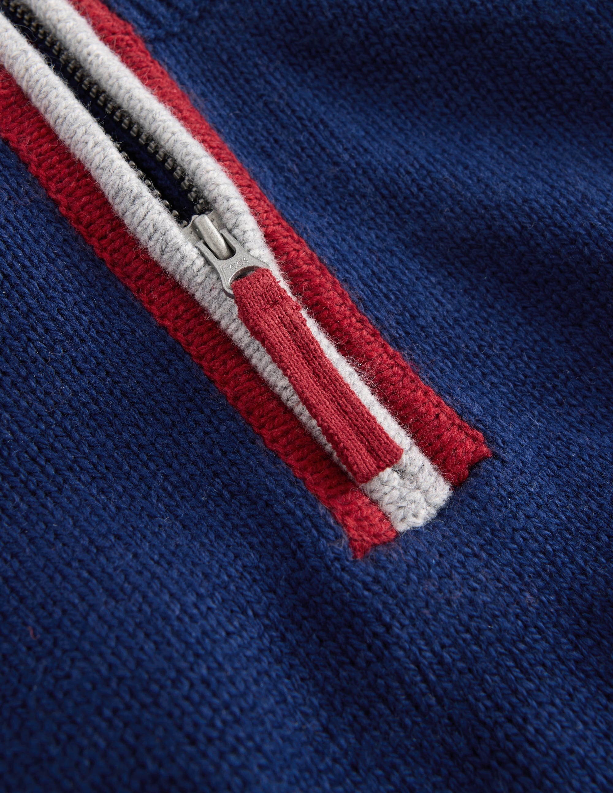 Heritage Half-Zip Jumper-Navy - Image 3