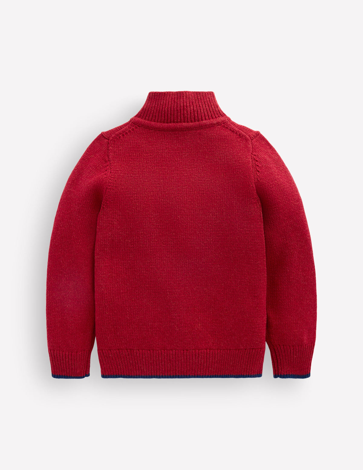 Heritage Half-Zip Jumper-Crimson Red-2