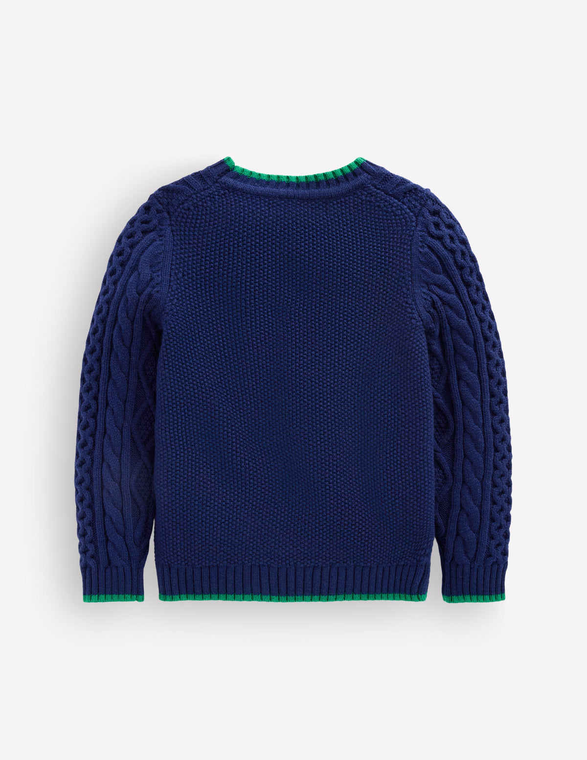 Heritage Cable Jumper-College Navy-2