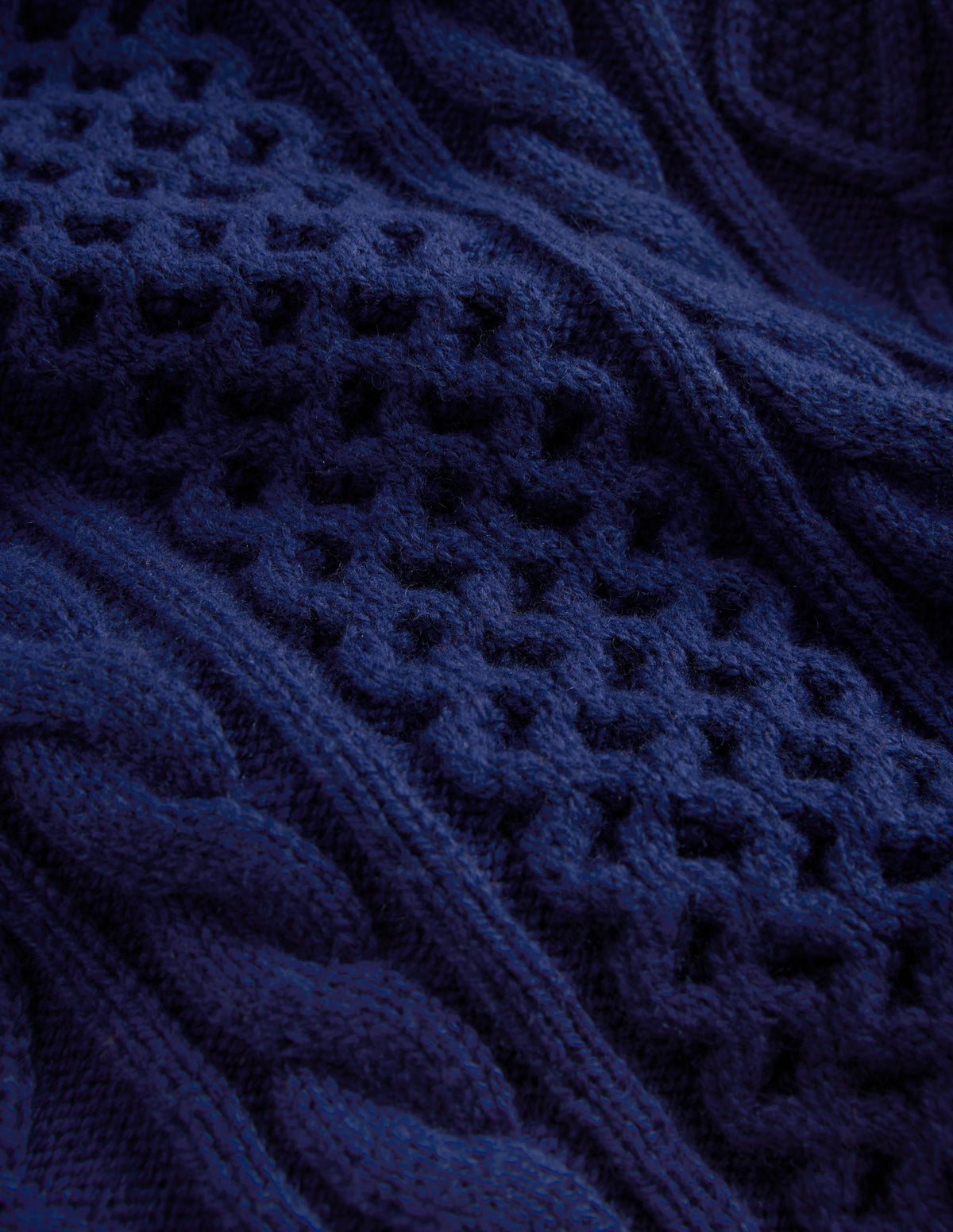 Heritage Cable Jumper-College Navy - Image 3