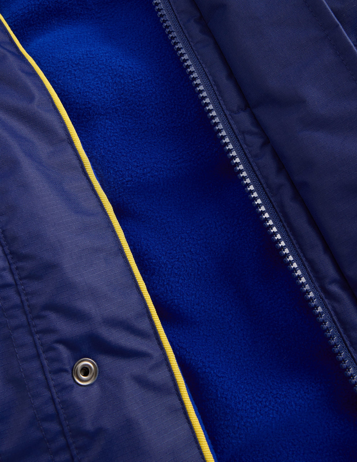 Fleece Lined Padded Coat-College Navy-5