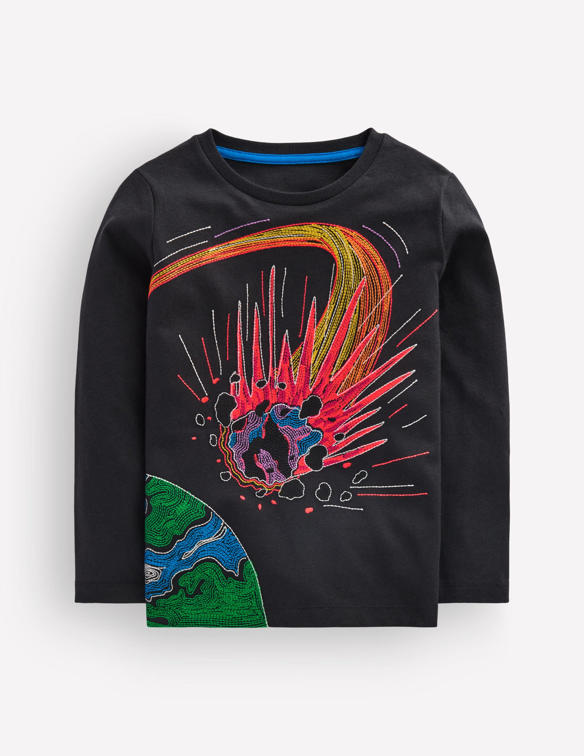 Glow Superstitch T-shirt-PHANTOM COMET-3
