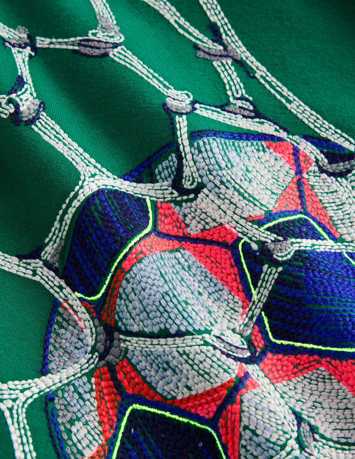 Glow Superstitch T-shirt-Jewel Green Football-4