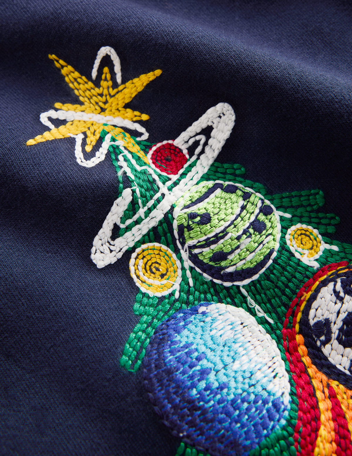 Glow Superstitch T-shirt-Solar Christmas Tree - Image 4