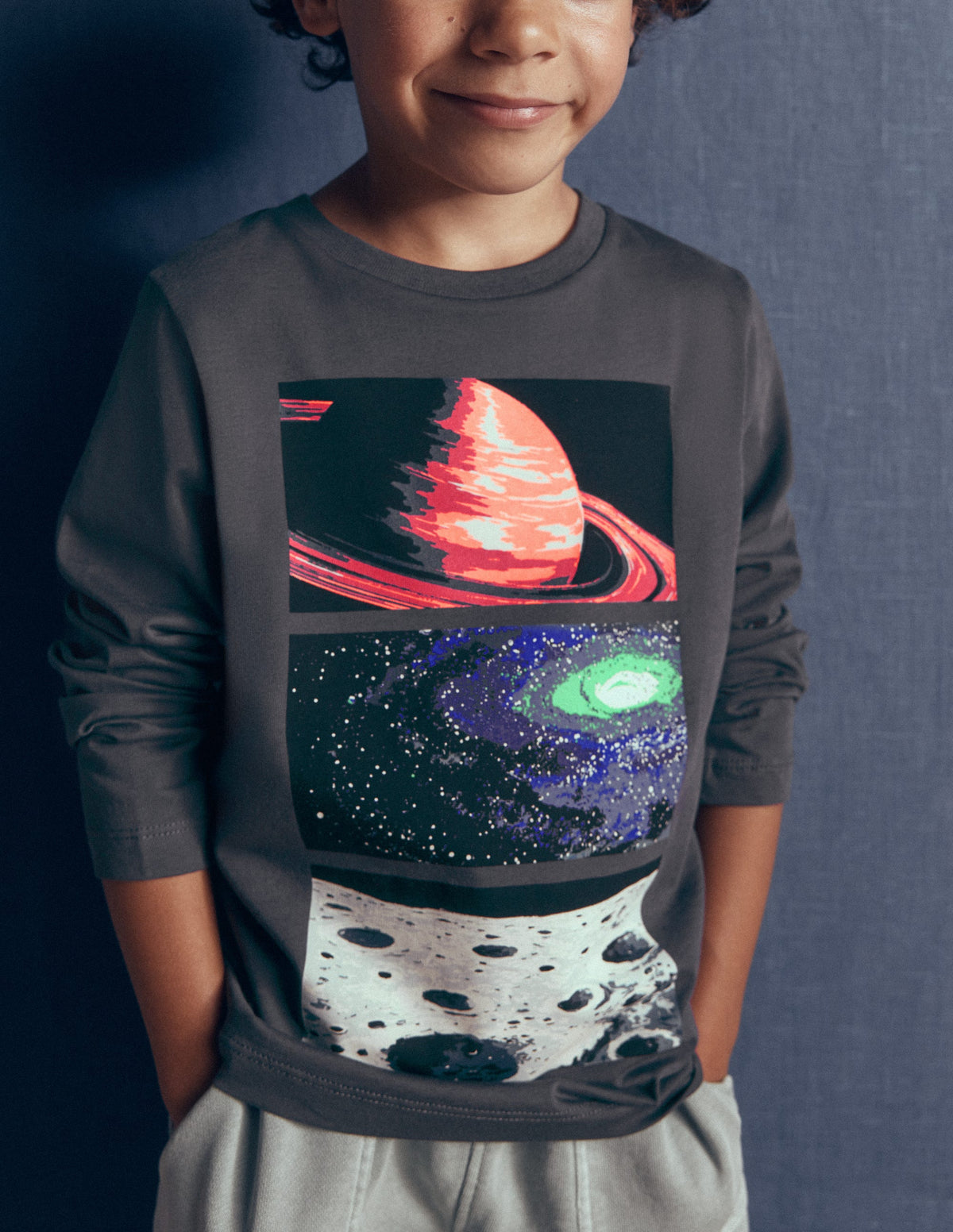 Long Sleeve Glow T-shirt-Grey Space-3