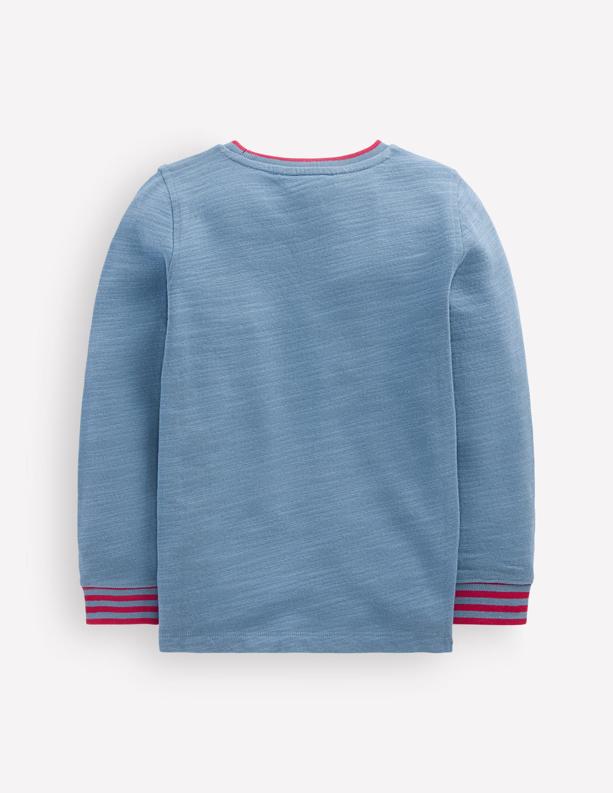 Cosy Mid-weight T-shirt-Blue Aura / Sweet Cherry-2