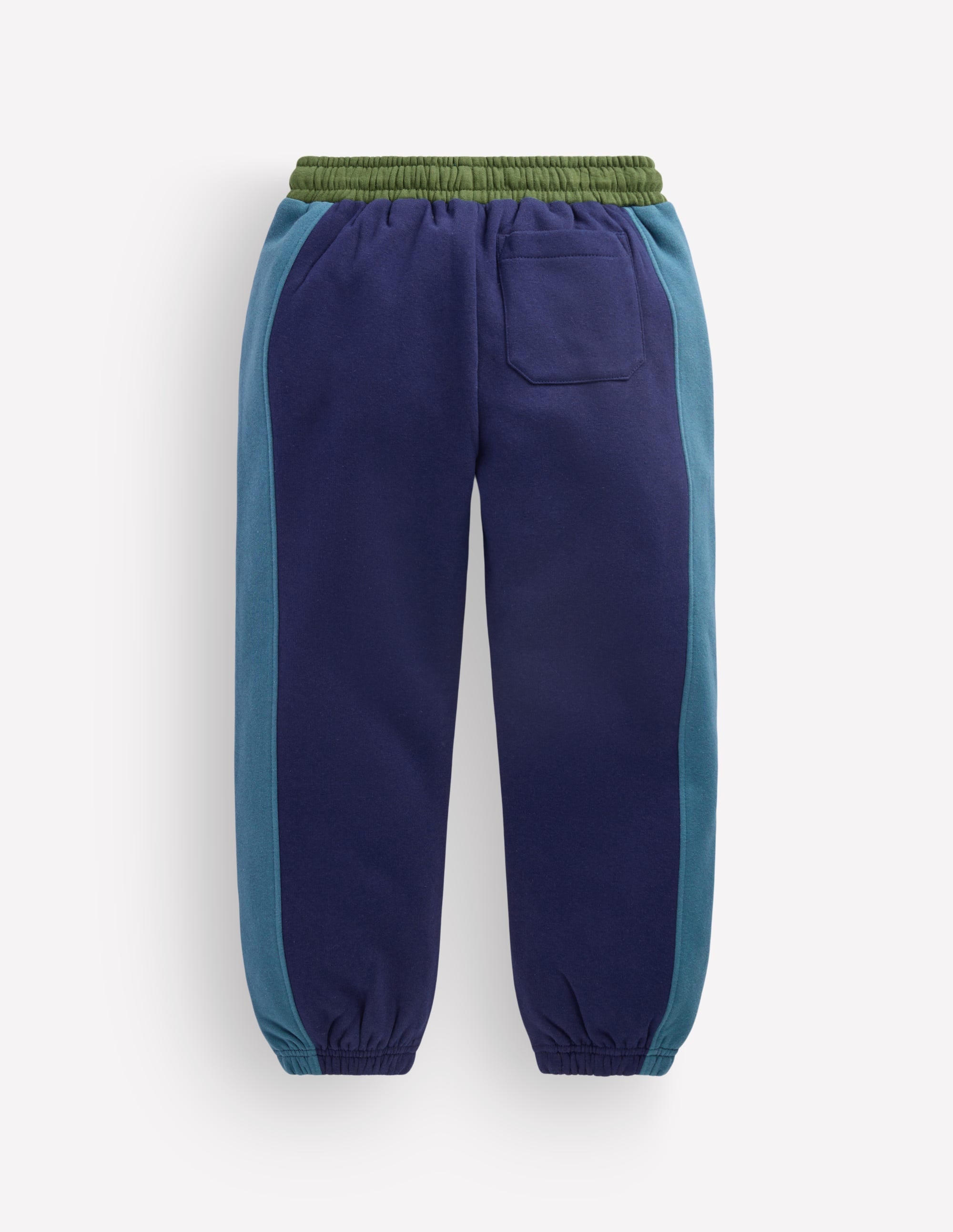 Colourblock Cuffed Joggers-Storm Blue - Image 2