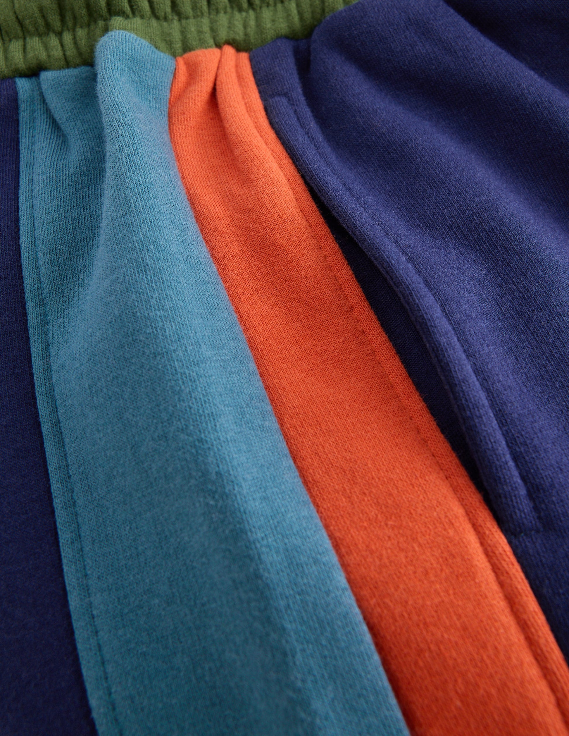 Colourblock Cuffed Joggers-Storm Blue-3