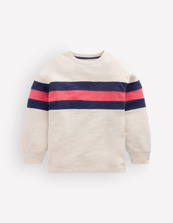 Relaxed Mid-weight T-shirt-Oatmeal