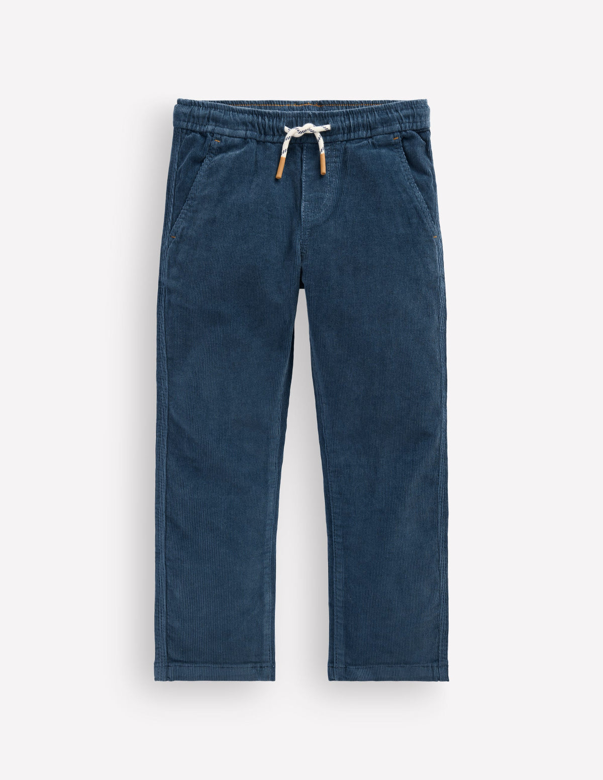 Slim Pull-on Trousers-Blueberry Pie Cord-1