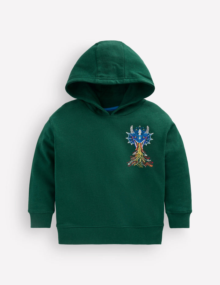 Superstitch Hoodie-Emerald Night Dragon