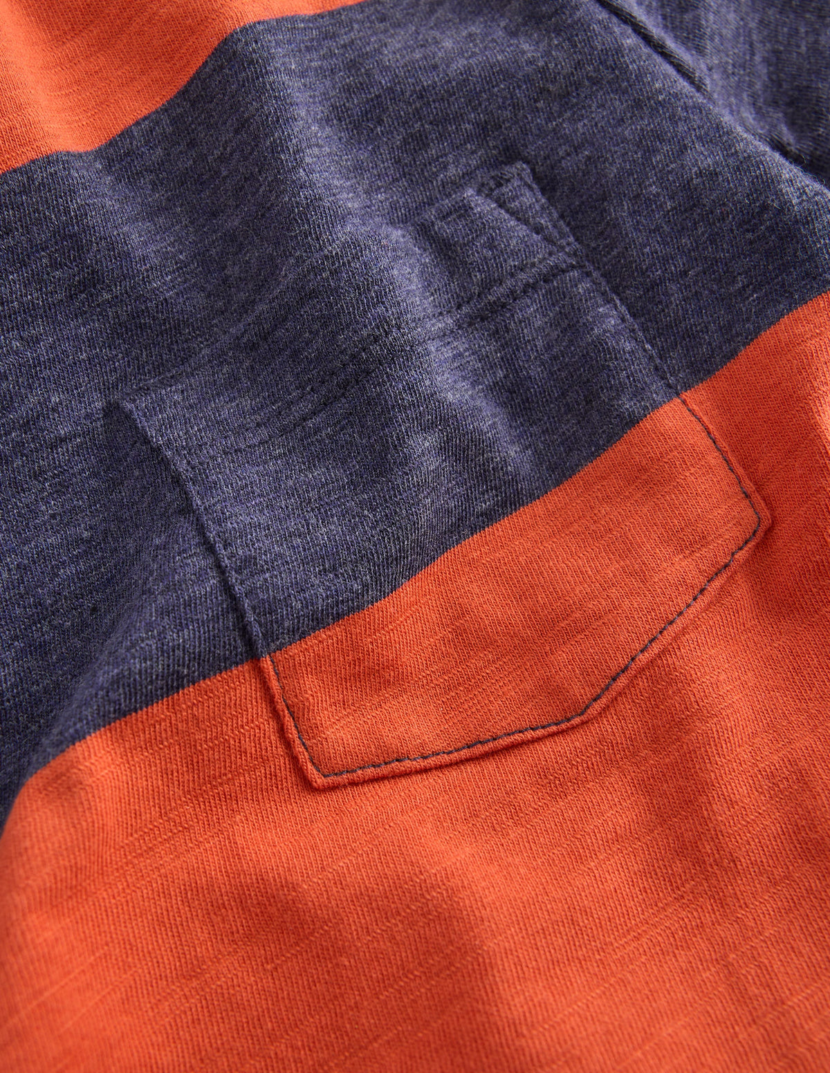 Everyday Long Sleeve T-Shirt-Conker Brown / Navy Marl-3